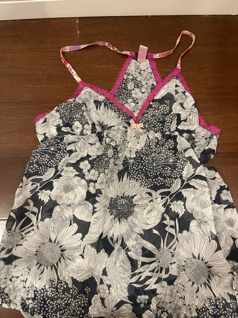 liberty x target sheer floral pajamas set medium